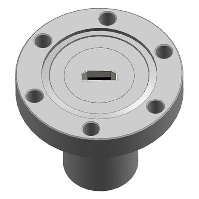 CF40 Flange with 1 Port HDMI Feedthroughs Female to Female