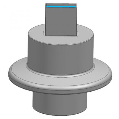 KF25 Flange to USB3.0 Feedthroughs Connector Female to Male Welding Version